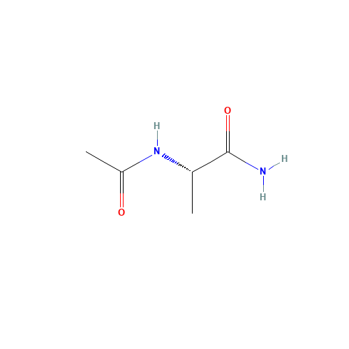(S)-2-Acetamidopropanamide (CAS: 15962-47-7) - Chemical Structure and Molecular Formula 