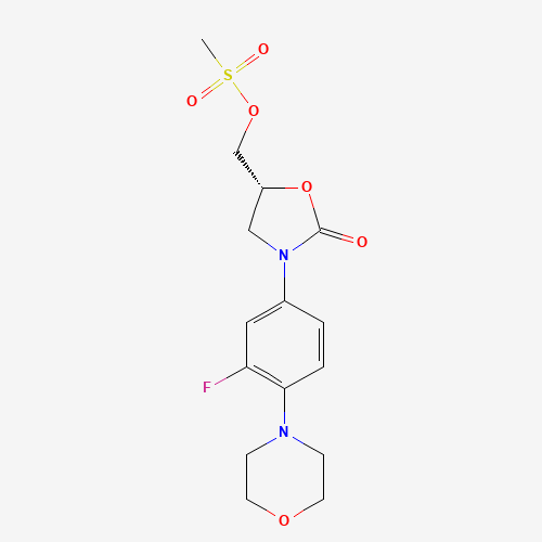 (R)-(3-(3-Fluoro-4-morpholinophenyl)-2-oxooxazolidin-5-yl)methyl methanesulfonate (CAS: 174649-09-3) - Related Chemical Product