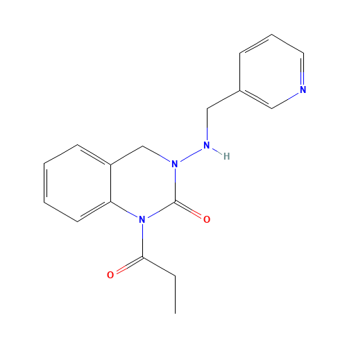3,4-Dihydro-1-(1-oxopropyl)-3-[(3-pyridinylMethyl)-aMino]-2(1H)-quinazolinone (CAS: 183053-92-1) - Related Chemical Product