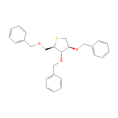 2,3,5-tri-O-benzyl-1,4-dideoxy-1,4-epithio-D-arabinitol (CAS: 187590-77-8) - Related Chemical Product