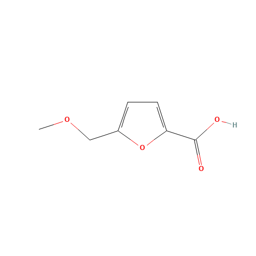 5-(methoxymethyl)furan-2-carboxylic acid (CAS: 1917-60-8) - Chemical Structure and Molecular Formula 