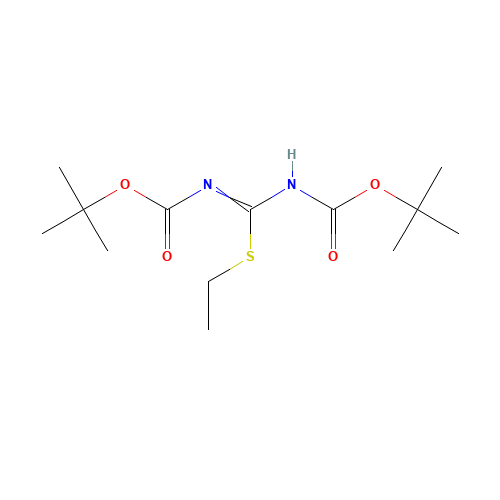 Carbamic acid, [[[(1,1-dimethylethoxy)carbonyl]amino](ethylthio)methylene]-, 1,1-dimethylethyl ester (CAS: 192198-48-4) - Related Chemical Product