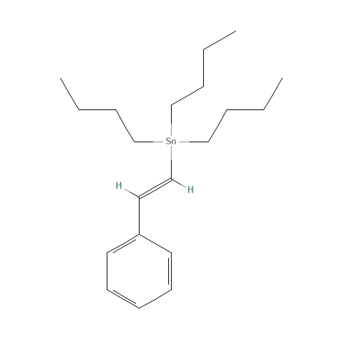 Tributyl(Styryl)Stannane (CAS: 19752-27-3) - Chemical Structure and Molecular Formula 