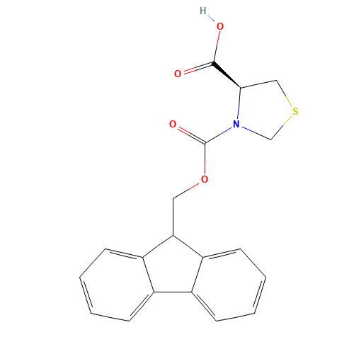 (4S)-3-(9H-fluoren-9-ylmethoxycarbonyl)-1,3-thiazolidine-4-carboxylate (CAS: 198545-89-0) - Related Chemical Product