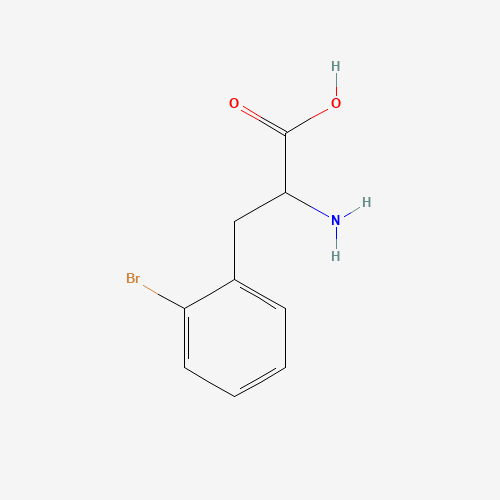 L-2-Bromophenylalanine (CAS: 1991-79-3) - Chemical Structure and Molecular Formula 