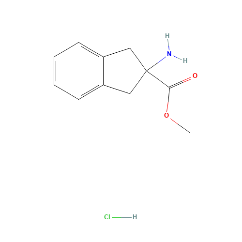 Methyl 2-amino-2,3-dihydro-1H-indene-2-carboxylate hydrochloride (CAS: 199330-64-8) - Related Chemical Product