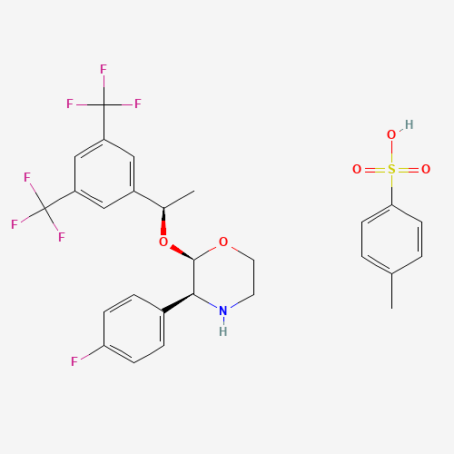 (2R,3S)-2-((R)-1-(3,5-Bis(trifluoromethyl)phenyl)ethoxy)-3-(4-fluorophenyl)morpholine 4-methylbenzenesulfonate (CAS: 200000-59-5) - Related Chemical Product