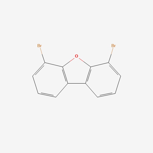 4,6-dibromodibenzofuran (CAS: 201138-91-2) - Chemical Structure and Molecular Formula 