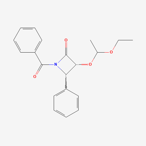 (3R,4S)-1-Benzoyl-3-(1-ethoxyethoxy)-4-phenylazetidin-2-one (CAS: 201856-53-3) - Related Chemical Product