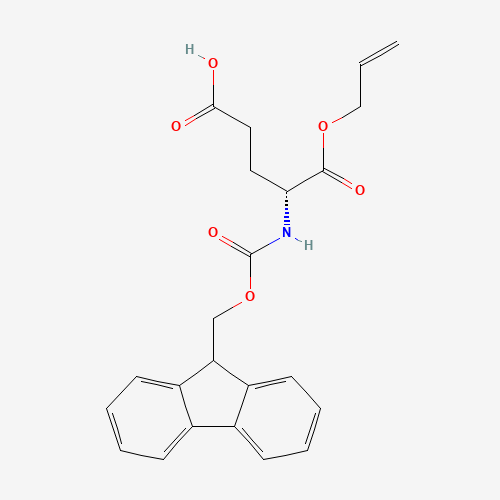 (R)-4-((((9H-Fluoren-9-yl)methoxy)carbonyl)amino)-5-(allyloxy)-5-oxopentanoic acid (CAS: 204251-86-5) - Related Chemical Product