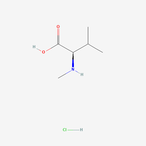 H-D-MEVAL-OH HCL (CAS: 210830-32-3) - Chemical Structure and Molecular Formula 