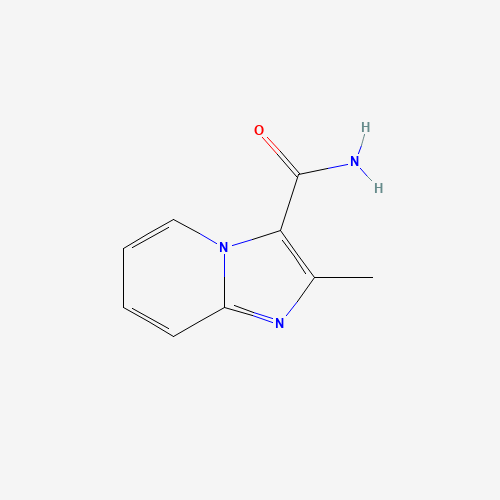 2-methylimidazo[1,2-a]pyridine-3-carboxamide (CAS: 21801-89-8) - Chemical Structure and Molecular Formula 