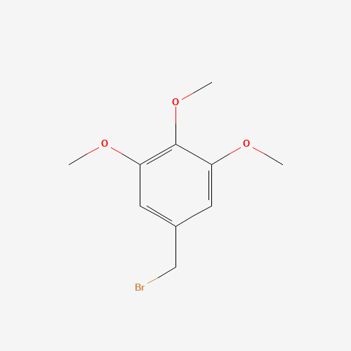 5-(Bromomethyl)-1,2,3-trimethoxybenzene (CAS: 21852-50-6) - Chemical Structure and Molecular Formula 