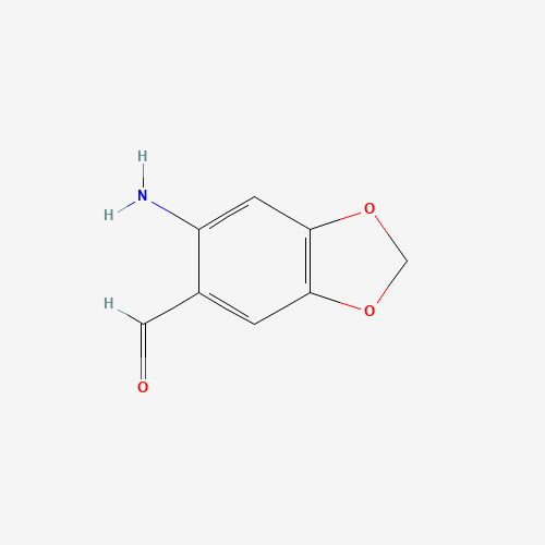 6-amino-1,3-benzodioxole-5-carbaldehyde (CAS: 23126-68-3) - Related Chemical Product
