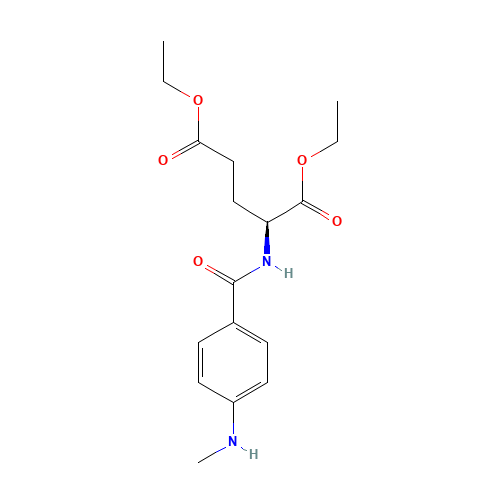 (S)-Diethyl 2-(4-(methylamino)benzamido)pentanedioate (CAS: 2378-95-2) - Related Chemical Product