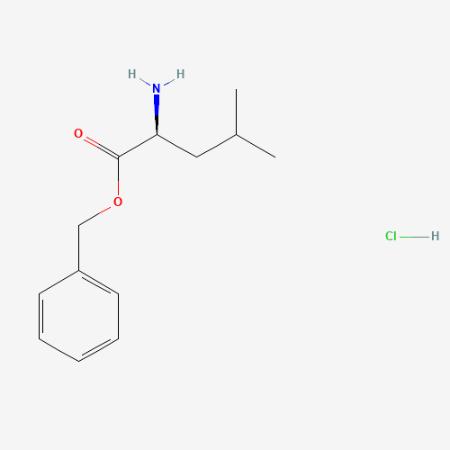 L-Leucine benzyl ester hydrochloride (CAS: 2462-35-3) - Chemical Structure and Molecular Formula 