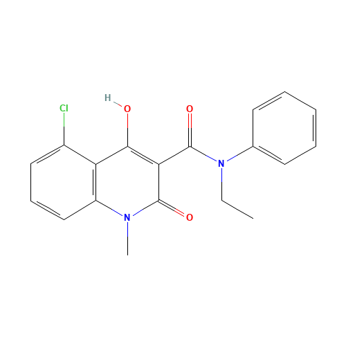 Laquinimod (CAS: 248281-84-7) - Chemical Structure and Molecular Formula 