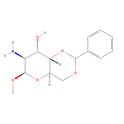 Methyl 2-amino-4-O,6-O-benzylidene-2-deoxy-β-D-altropyranoside (CAS: 25605-61-2) - Related Chemical Product