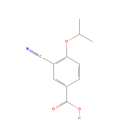 3-cyano-4-isopropoxybenzoic acid (CAS: 258273-31-3) - Related Chemical Product