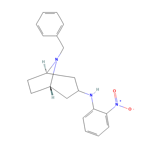 endo-8-benzyl-N-(2-nitrophenyl)-8-aza-bicylo[3.2.1]octan-3-amine (CAS: 280762-05-2) - Related Chemical Product