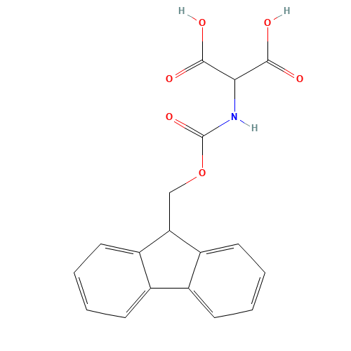 2-((((9H-Fluoren-9-yl)methoxy)carbonyl)amino)malonic acid (CAS: 296261-32-0) - Related Chemical Product