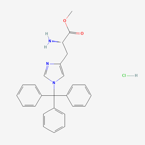 (S)-Methyl 2-amino-3-(1-trityl-1H-imidazol-4-yl)propanoate hydrochloride (CAS: 32946-56-8) - Related Chemical Product