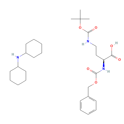 Dicyclohexylamine (S)-2-(((benzyloxy)carbonyl)amino)-4-((tert-butoxycarbonyl)amino)butanoate (CAS: 3350-13-8) - Related Chemical Product