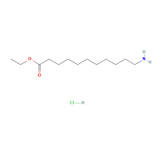 Undecanoic acid, 11-amino-, ethyl ester, hydrochloride (CAS: 3350-21-8) - Related Chemical Product