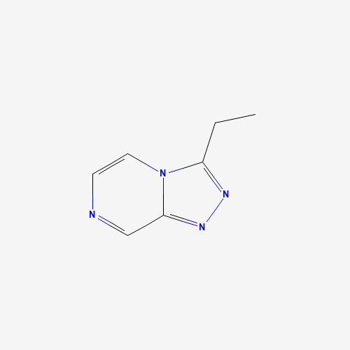 3-ethyl-[1,2,4]triazolo[4,3-a]pyrazine (CAS: 33590-18-0) - Chemical Structure and Molecular Formula 