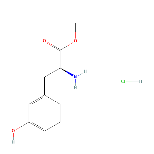 (S)-Methyl 2-amino-3-(3-hydroxyphenyl)propanoate hydrochloride (CAS: 34260-72-5) - Related Chemical Product