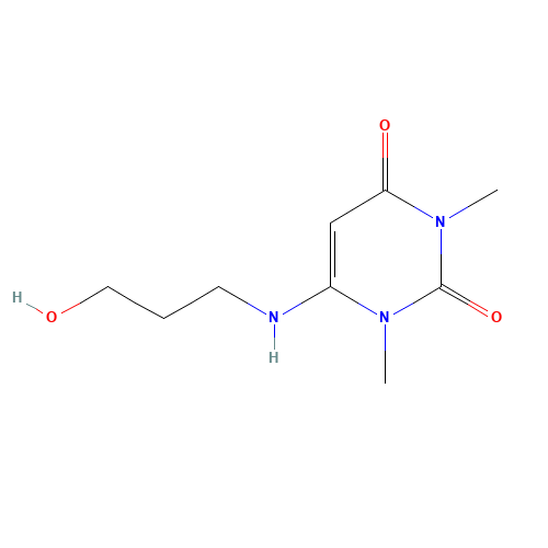 4-(3-Hydroxypropylamino)-1,3-dimethyluracil (CAS: 34654-80-3) - Related Chemical Product