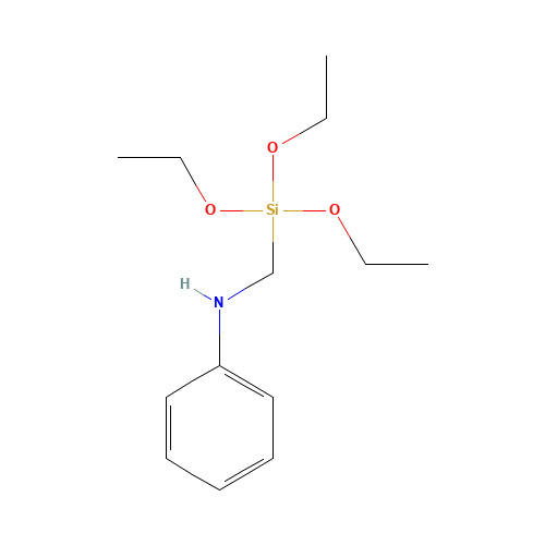 N-((Triethoxysilyl)methyl)aniline (CAS: 3473-76-5) - Related Chemical Product