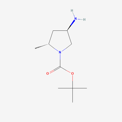 tert-butyl (2R,4R)-4-amino-2-methylpyrrolidine-1-carboxylate (CAS: 348165-63-9) - Related Chemical Product