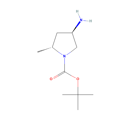 tert-butyl (2R,4R)-4-amino-2-methylpyrrolidine-1-carboxylate (CAS: 348165-63-9) - Related Chemical Product