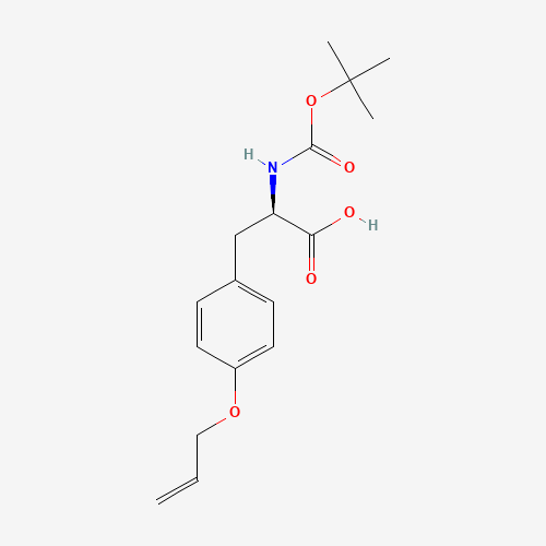 Boc-O-allyl-L-tyrosine (CAS: 350820-56-3) - Chemical Structure and Molecular Formula 