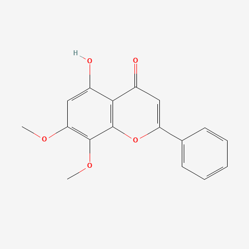 Moslosooflavone (CAS: 3570-62-5) - Chemical Structure and Molecular Formula 