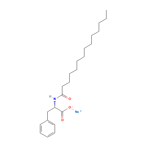 Sodium N-tetradecanoyl-L-phenlyalaninate (CAS: 36577-41-0) - Related Chemical Product