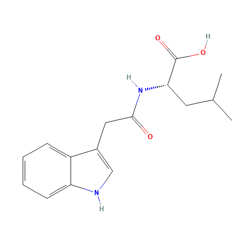 N-(1H-indol-3-ylacetyl)leucine (CAS: 36838-63-8) - Related Chemical Product