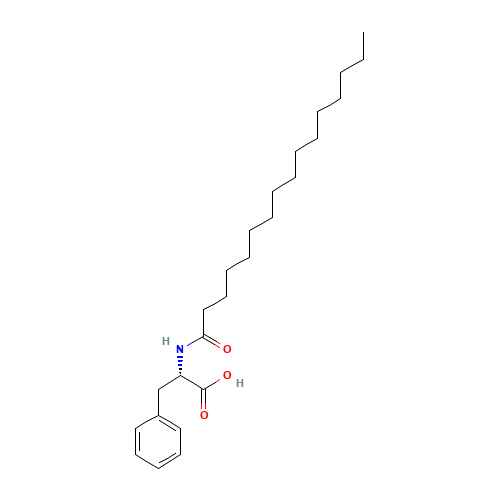 (2S)-2-(hexadecanoylamino)-3-phenylpropanoic acid (CAS: 37571-96-3) - Related Chemical Product