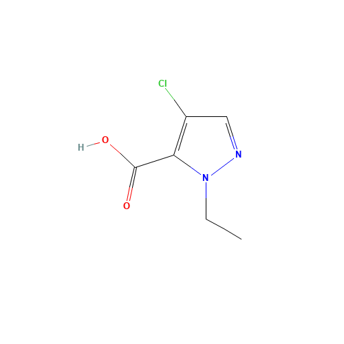 4-Chloro-1-ethyl-1H-pyrazole-5-carboxylic acid (CAS: 400756-39-0) - Related Chemical Product