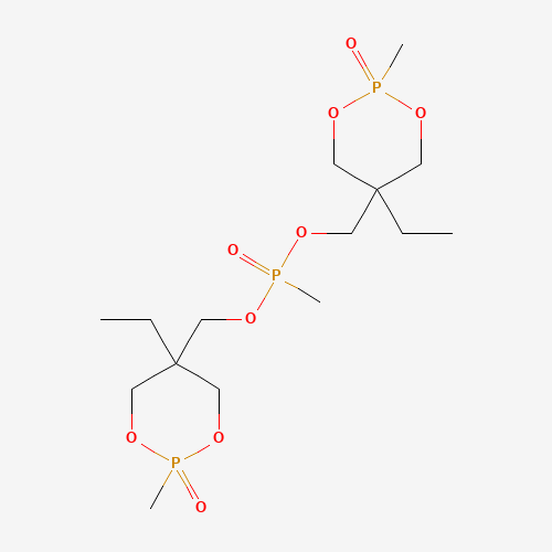 Phosphonic acid, methyl-, bis((5-ethyl-2-methyl-2-oxido-1,3,2-dioxaphosphorinan-5-yl)methyl) ester (CAS: 42595-45-9) - Related Chemical Product