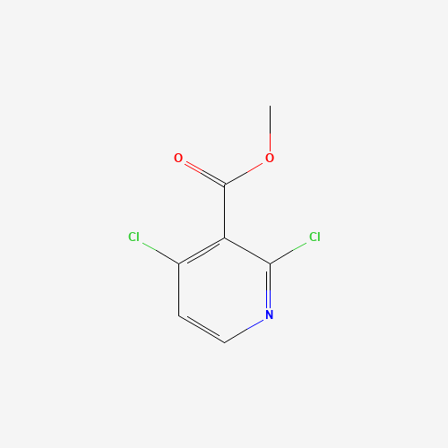 methyl 2,4-dichloronicotinate (CAS: 442903-28-8) - Chemical Structure and Molecular Formula 