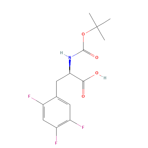 (R)-2-((tert-Butoxycarbonyl)amino)-3-(2,4,5-trifluorophenyl)propanoic acid (CAS: 486460-09-7) - Related Chemical Product
