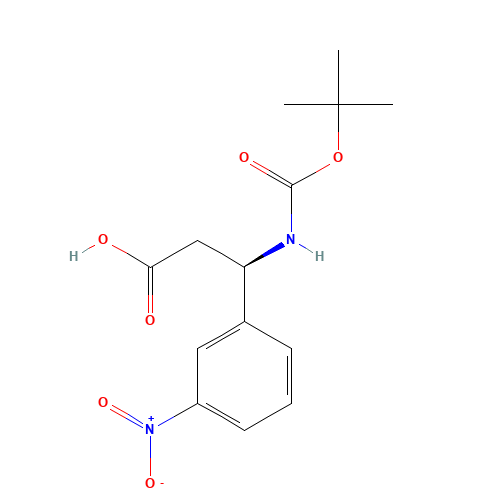 (R)-N-Boc-3-Nitro-beta-phenylalanine (CAS: 501015-24-3) - Related Chemical Product