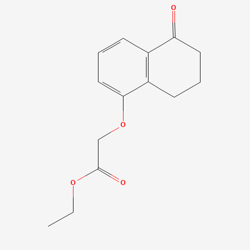 ethyl 2-[(5-oxo-5,6,7,8-tetrahydronaphthalen-1-yl)oxy]acetate (CAS: 51062-73-8) - Related Chemical Product