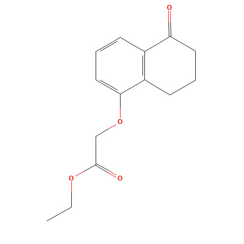ethyl 2-[(5-oxo-5,6,7,8-tetrahydronaphthalen-1-yl)oxy]acetate (CAS: 51062-73-8) - Related Chemical Product