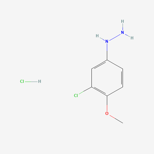 (3-Chloro-4-methoxyphenyl)hydrazine hydrochloride (CAS: 54812-55-4) - Related Chemical Product