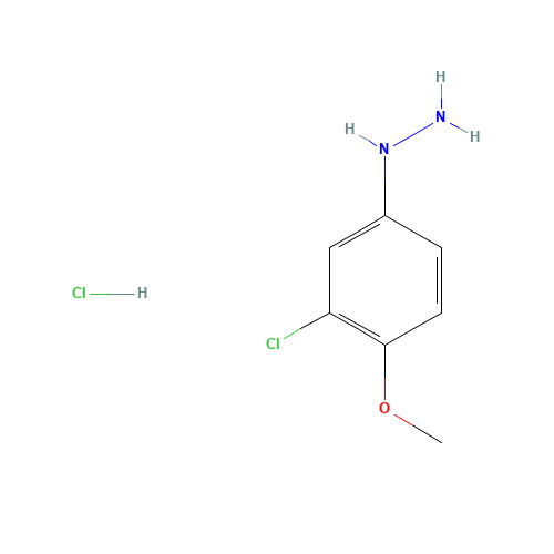 (3-Chloro-4-methoxyphenyl)hydrazine hydrochloride (CAS: 54812-55-4) - Related Chemical Product