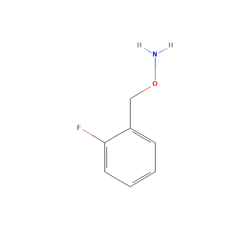 O-(2-Fluorobenzyl)hydroxylamine (CAS: 55418-27-4) - Chemical Structure and Molecular Formula 