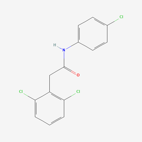 2,6-Dichloro-N-(4-chlorophenyl)-benzeneacetaMide (CAS: 560075-65-2) - Chemical Structure and Molecular Formula 